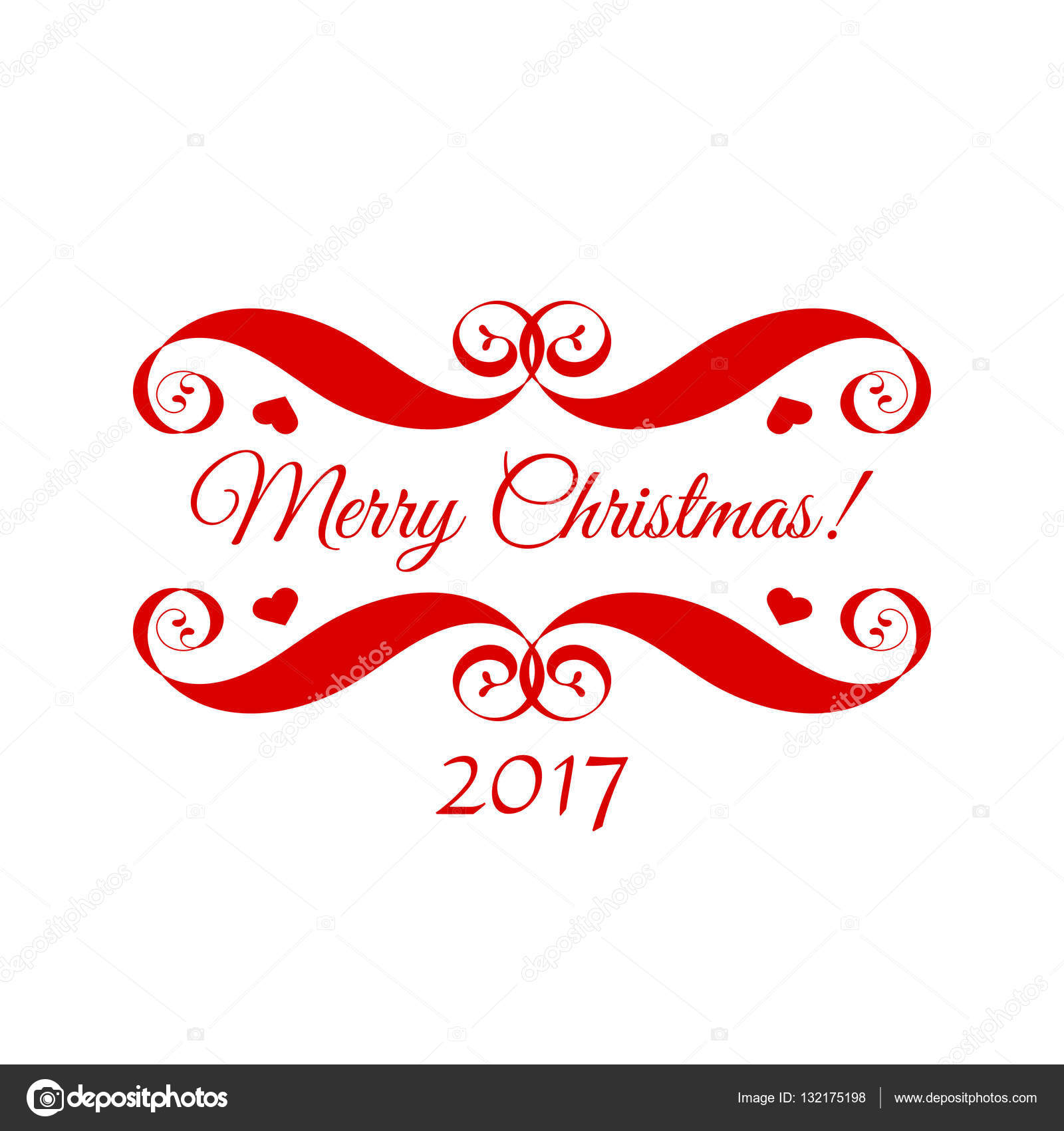 Symbole feiertage weihnachten Vektor Frohe Weihnachten rote Abzeichen auf weiß — Stockvektor © McAndy