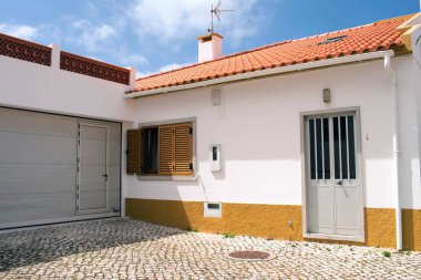 Büyüleyici eski Sintra kasabası. Portekiz