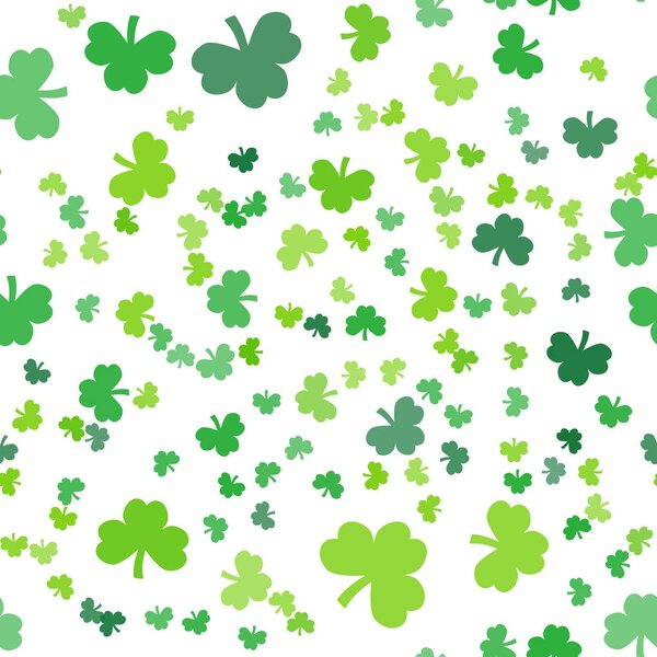 Безшовный рисунок клевера
