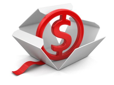 Dolar işareti olan paketi aç. Görüntü kırpma yolu ile