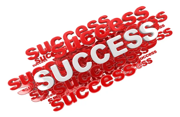 Word succes. Afbeelding met uitknippad — Stockfoto