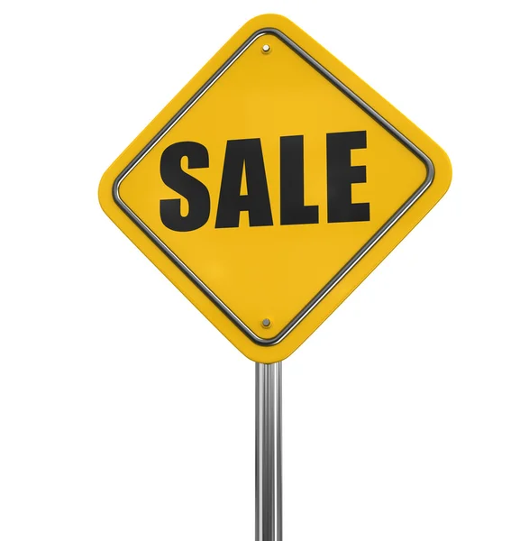 Sale road sign. Image with clipping path — Stock Photo, Image