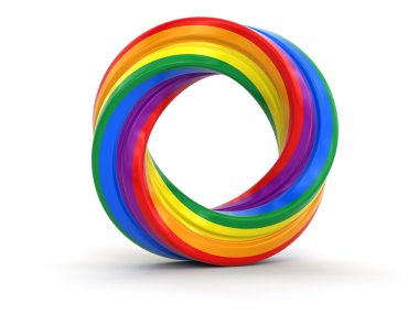 Renk Twisted ring. Görüntü kırpma yolu ile