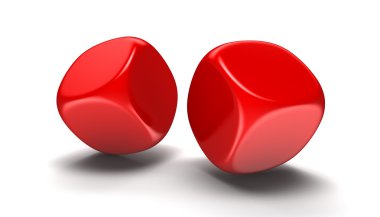 oyun dices 3D görüntüsü. Görüntü kırpma yolu ile