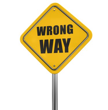 Yol yol işareti yanlış. Görüntü kırpma yolu ile