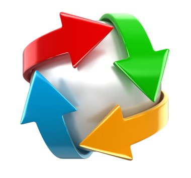 Küre çapında okları. Görüntü kırpma yolu ile