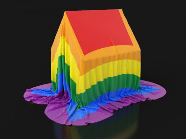 Bez ev renk. Görüntü kırpma yolu ile