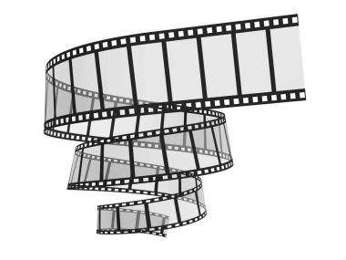 3D film şeridi. Görüntü kırpma yolu ile