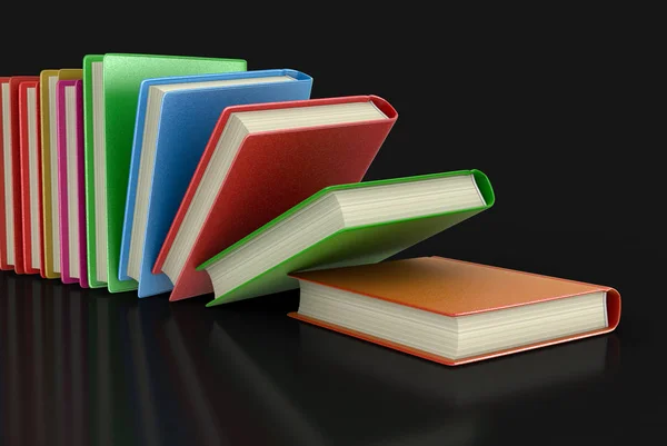 Stapel boeken. Afbeelding met uitknippad — Stockfoto