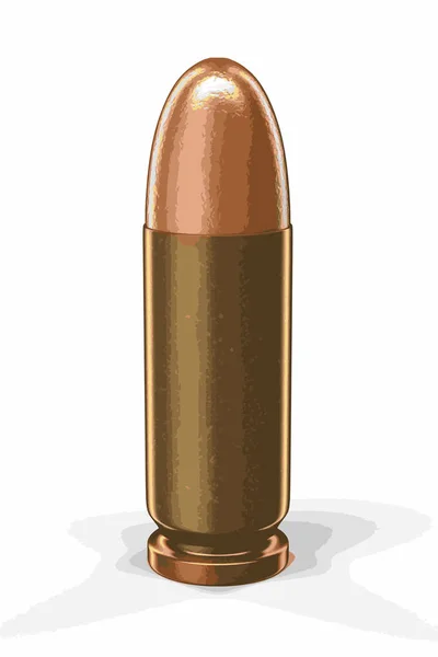 Bullet. Image with clipping path. — Stock Vector