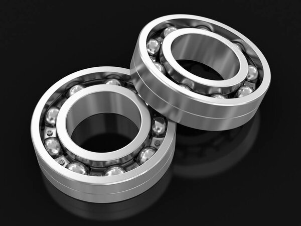 Bearings. Image with clipping path