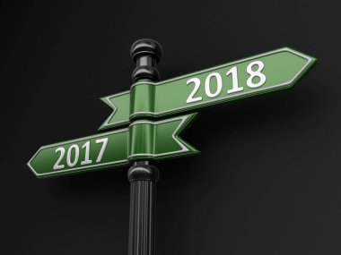 Yön 2017, 2018 imzala. Görüntü kırpma yolu ile