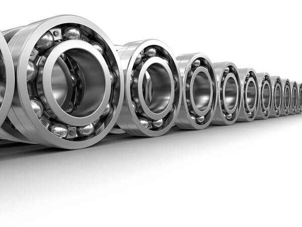 Bearings. Image with clipping path