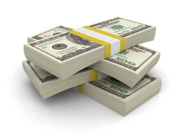 Dolar yığını. Görüntü kırpma yolu ile