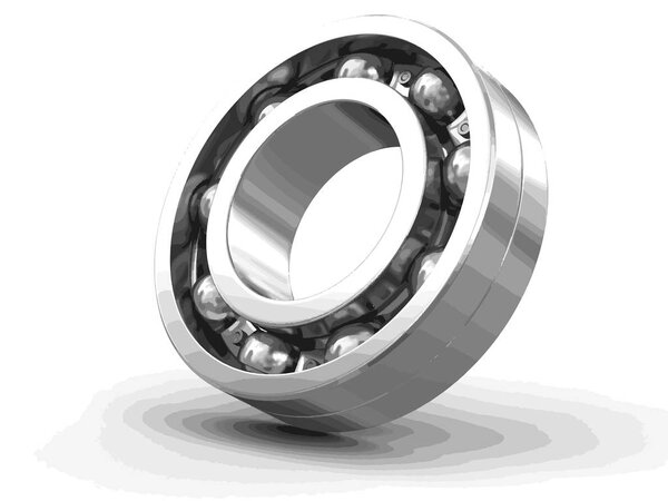 Bearings. Image with clipping path