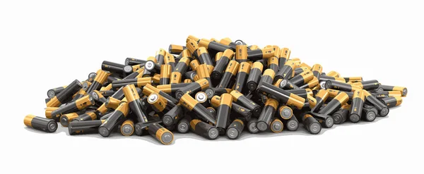 Batterie. Immagine con percorso di ritaglio — Vettoriale Stock