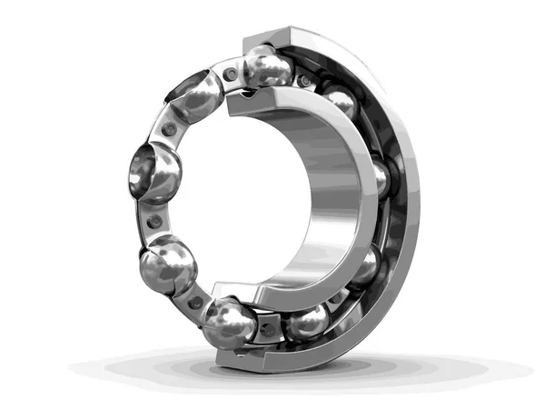 Bearings. Image with clipping path — Stock Vector
