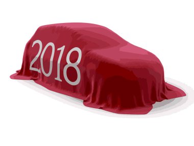 2018 araba. Görüntü kırpma yolu ile