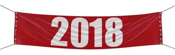 Nagy 2018 Banner. Kép Vágógörbe — Stock Vector
