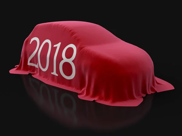 Auto 2018. Bild mit Ausschnittspfad — Stockfoto