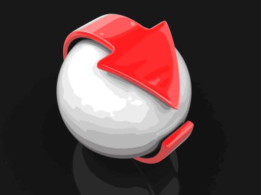 Küre çapında okları. Görüntü kırpma yolu ile