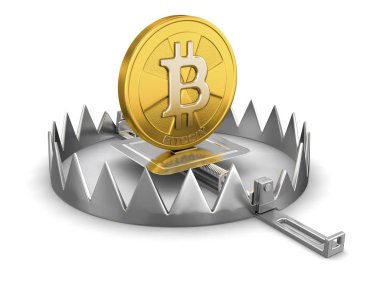 Tuzak ve bitcoin. Görüntü kırpma yolu ile