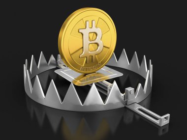 Tuzak ve bitcoin. Görüntü kırpma yolu ile