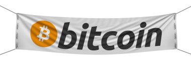 Bitcoin banner. Görüntü kırpma yolu ile