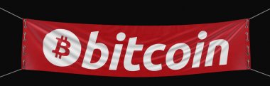 Bitcoin banner. Görüntü kırpma yolu ile