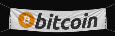 Bitcoin banner. Görüntü kırpma yolu ile