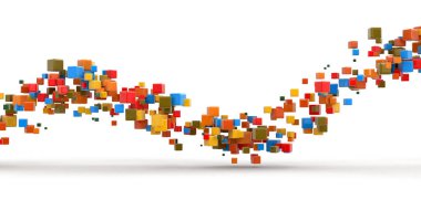 Blockchain teknoloji. Görüntü kırpma yolu ile.