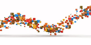 Blockchain teknoloji. Görüntü kırpma yolu ile.