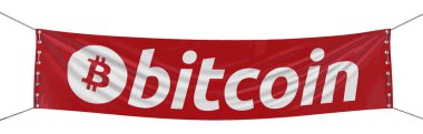 Bitcoin banner. Görüntü kırpma yolu ile