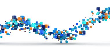 Blockchain teknoloji. Görüntü kırpma yolu ile.