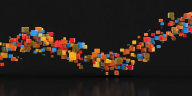 Blockchain teknoloji. Görüntü kırpma yolu ile.