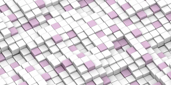 Abstracte kleurblok kubus — Stockfoto