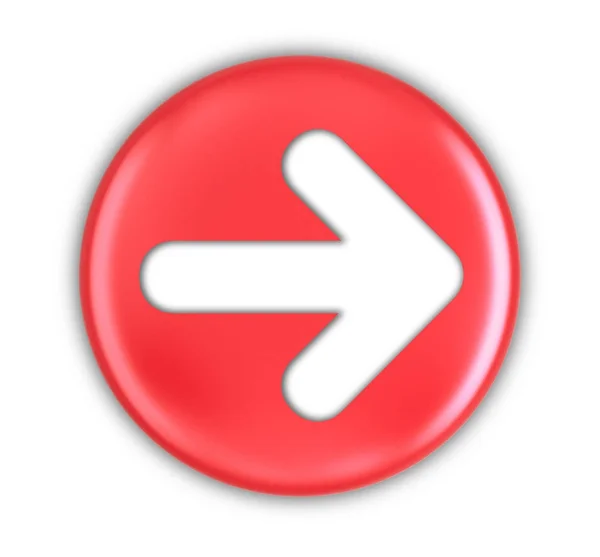 Button with arrow sign. Image with clipping path — Stock Photo, Image