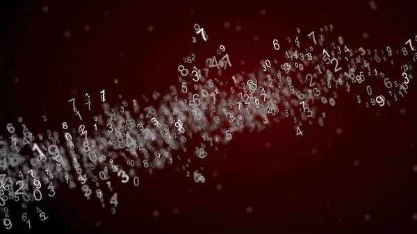 Image of Abstract network with digits — Stock Photo, Image