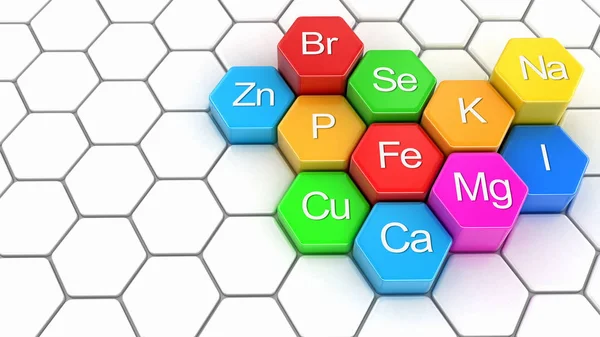 Nutrition Element Honeycomb — Stockfoto