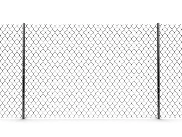 Chainlink Fence Image Clipping Path — Stock Photo, Image