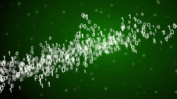 Kép Absztrakt Hálózat Bináris Kóddal — Stock Fotó