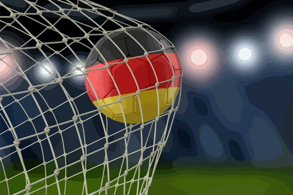 German Soccerball Net — Stock Vector
