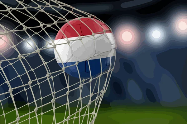 Pays Bas Soccerball Filet — Image vectorielle