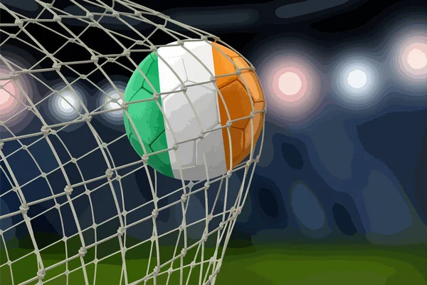 Soccerball Irlandês Líquido —  Vetores de Stock