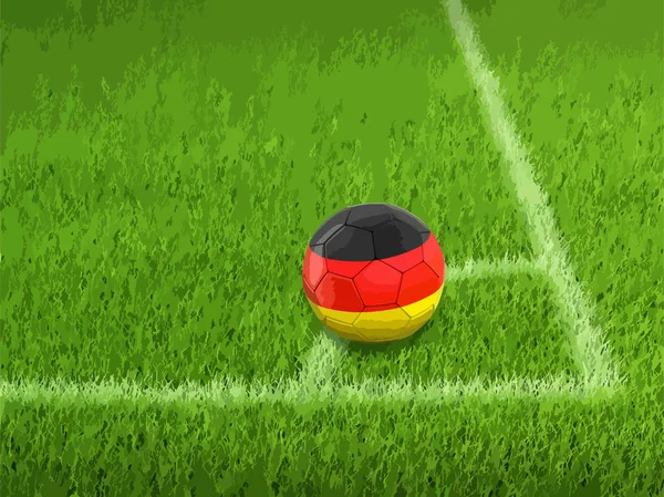 サッカー ドイツの旗 — ストックベクタ