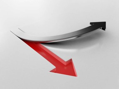 Farklı yönlerdeki oklar