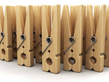 Ahşap clothespins dönüştürün. Görüntü kırpma yolu ile