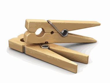 Ahşap clothespins dönüştürün. Görüntü kırpma yolu ile