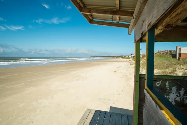 Lifeguard tower on La Pedrera