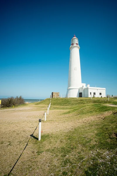 White high lighthouse — Stock Photo, Image